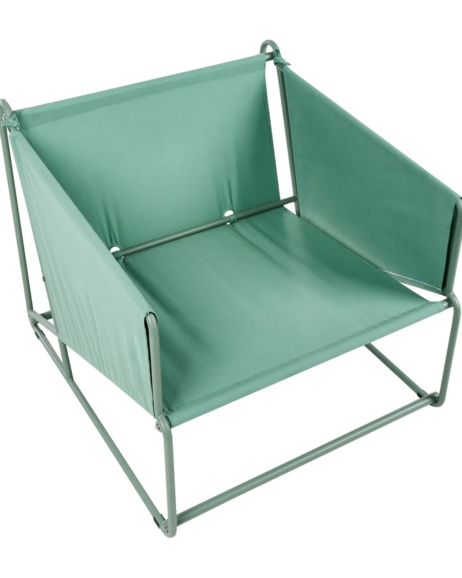 Sedia con cuscino PONTE Metallo Verde