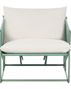 Sedia con cuscino PONTE Metallo Verde