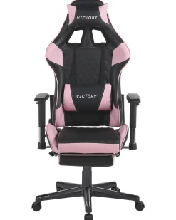 Sedia da gaming VICTORY Pelle sintetica Rosa