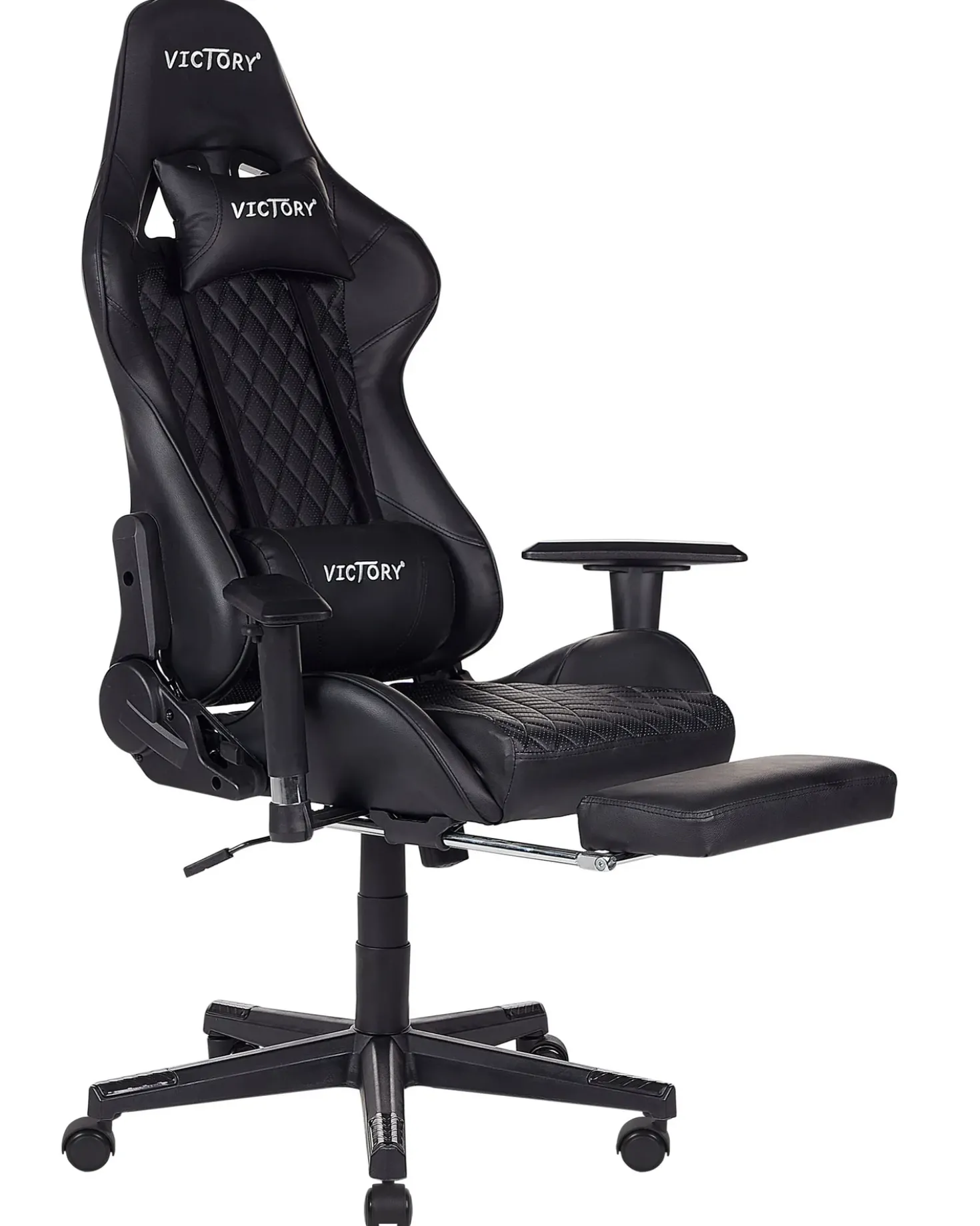 Sedia da gaming VICTORY Pelle sintetica Nero