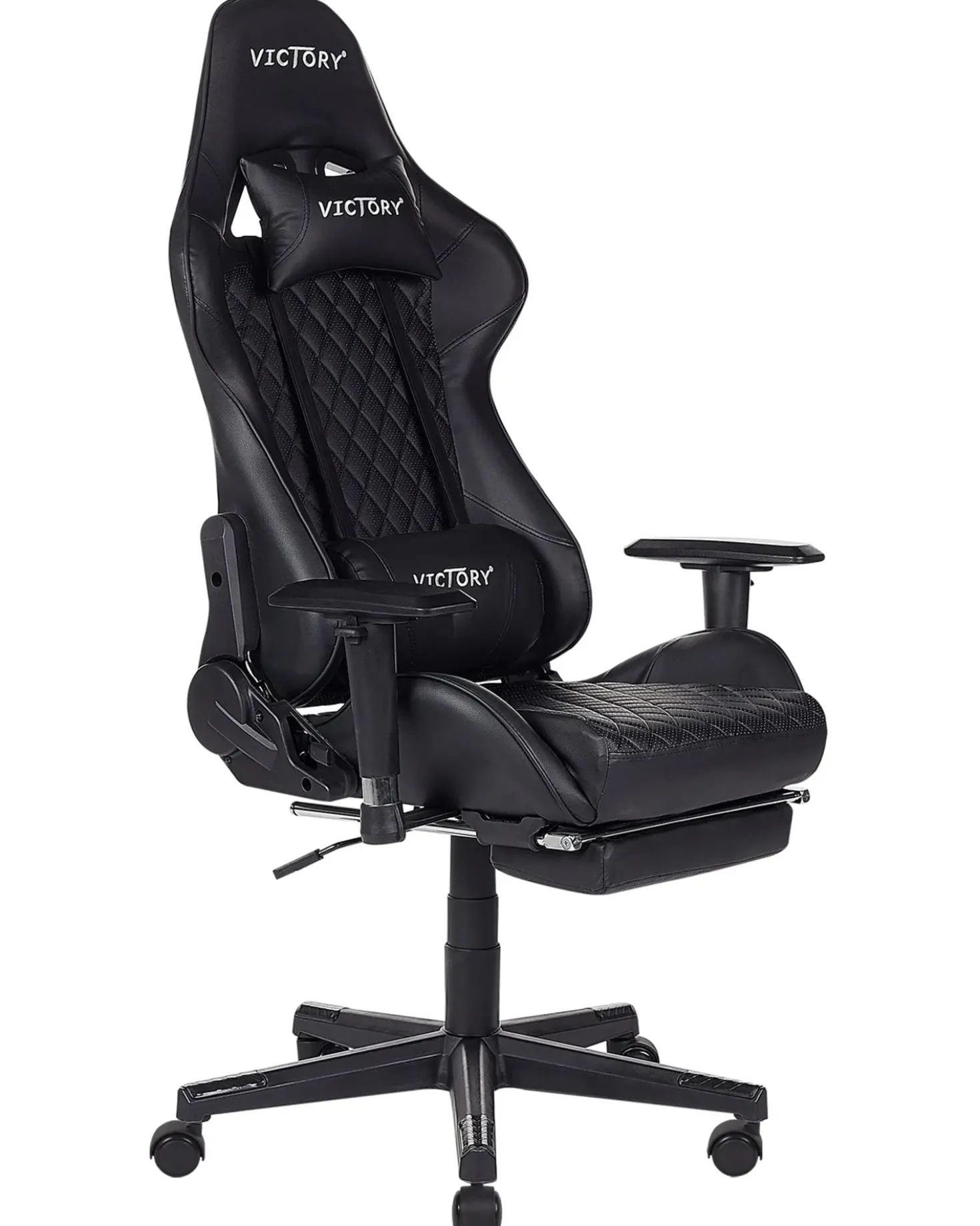 Sedia da gaming VICTORY Pelle sintetica Nero