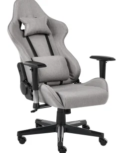 Sedia da gaming WARRIOR Grigio chiaro