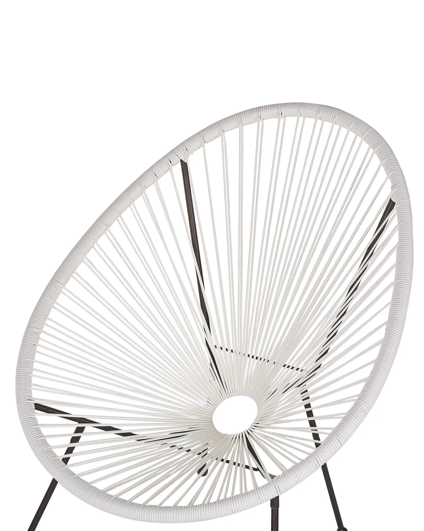 Sedia da giardino ACAPULCO II Rattan sintetico (PE) Bianco