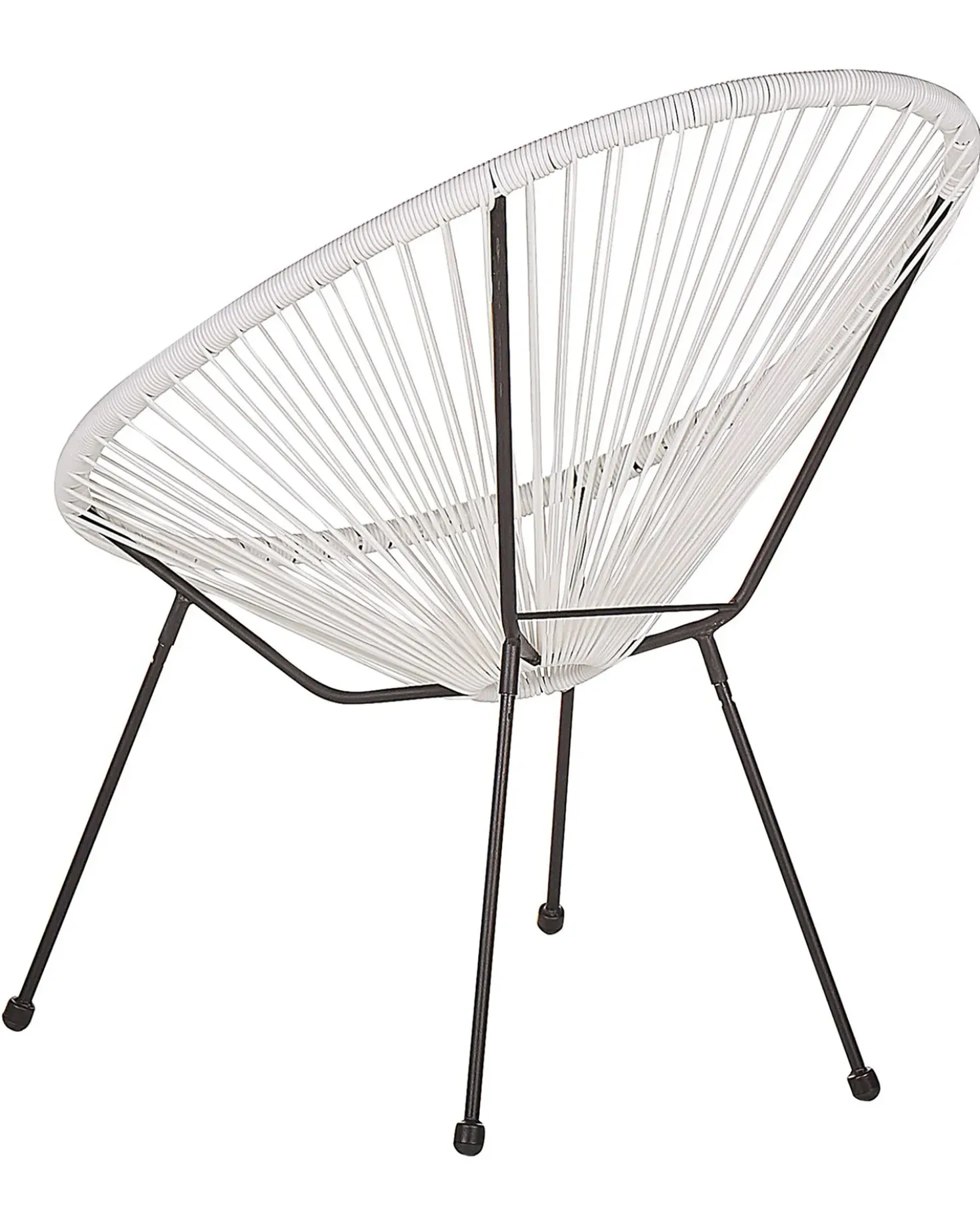 Sedia da giardino ACAPULCO II Rattan sintetico (PE) Bianco