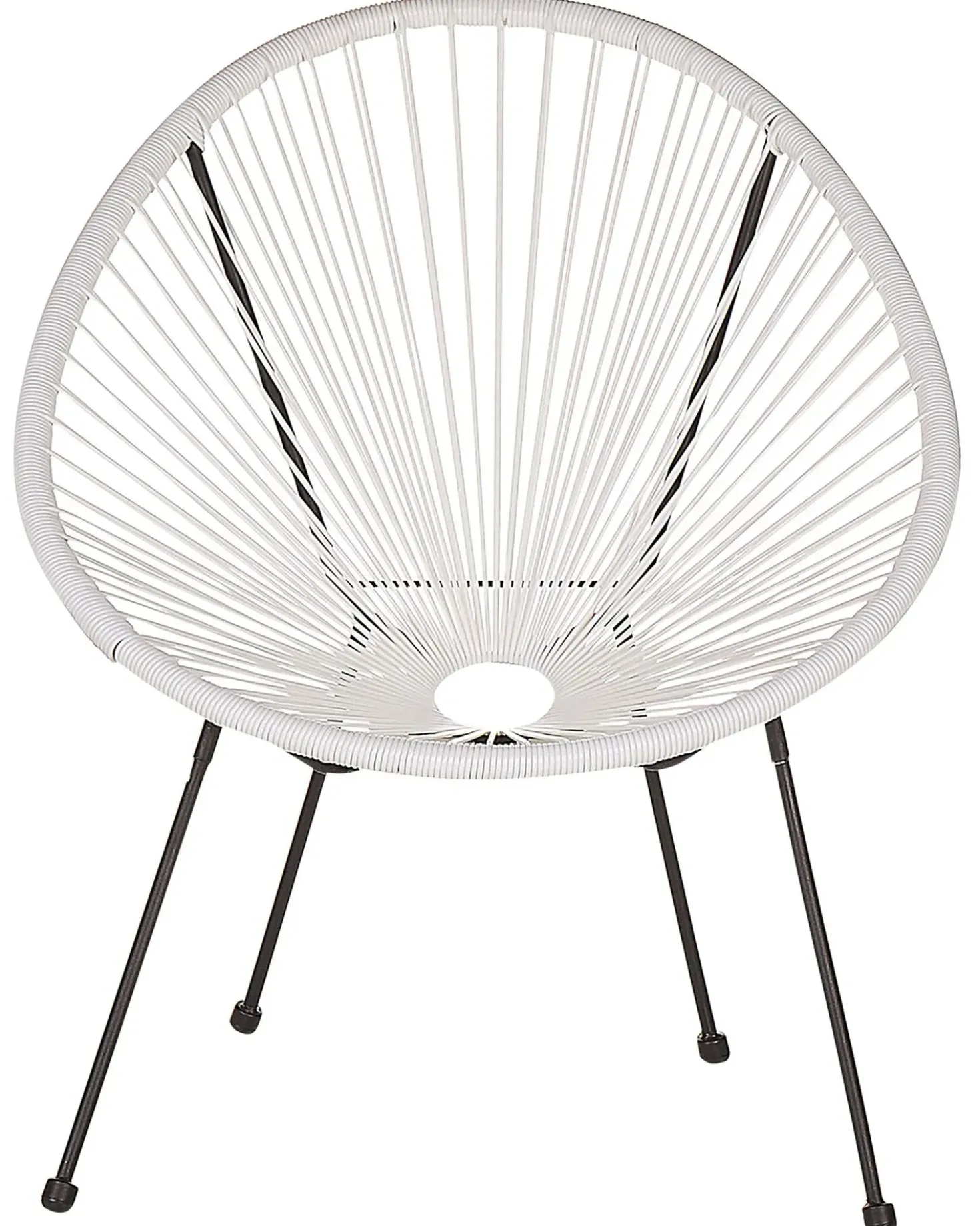 Sedia da giardino ACAPULCO II Rattan sintetico (PE) Bianco