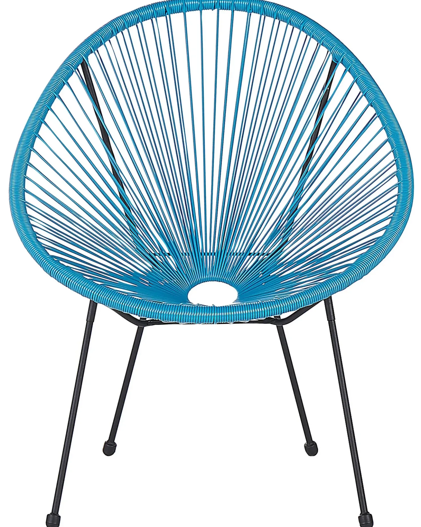 Sedia da giardino ACAPULCO II Rattan sintetico (PE) Blu