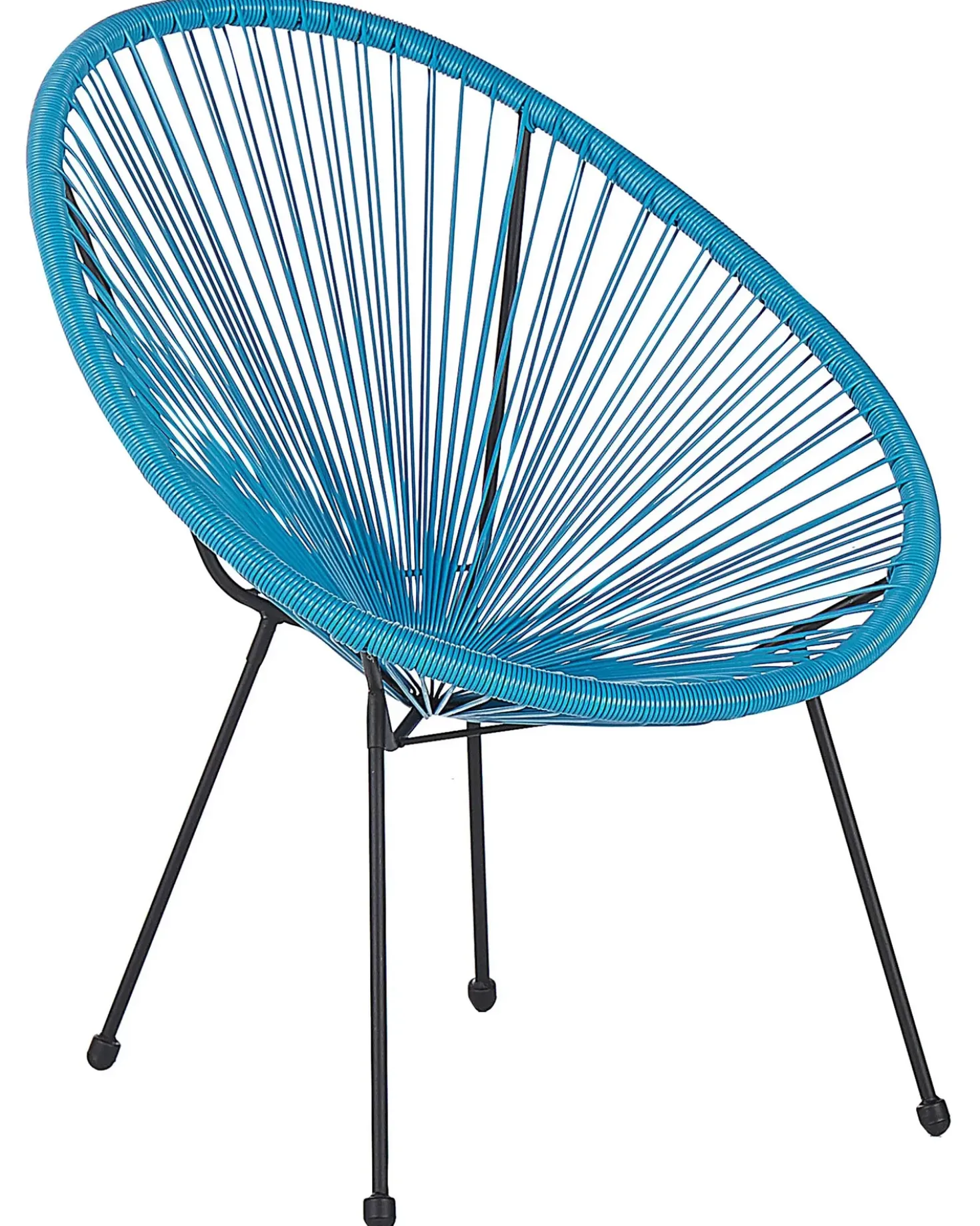 Sedia da giardino ACAPULCO II Rattan sintetico (PE) Blu