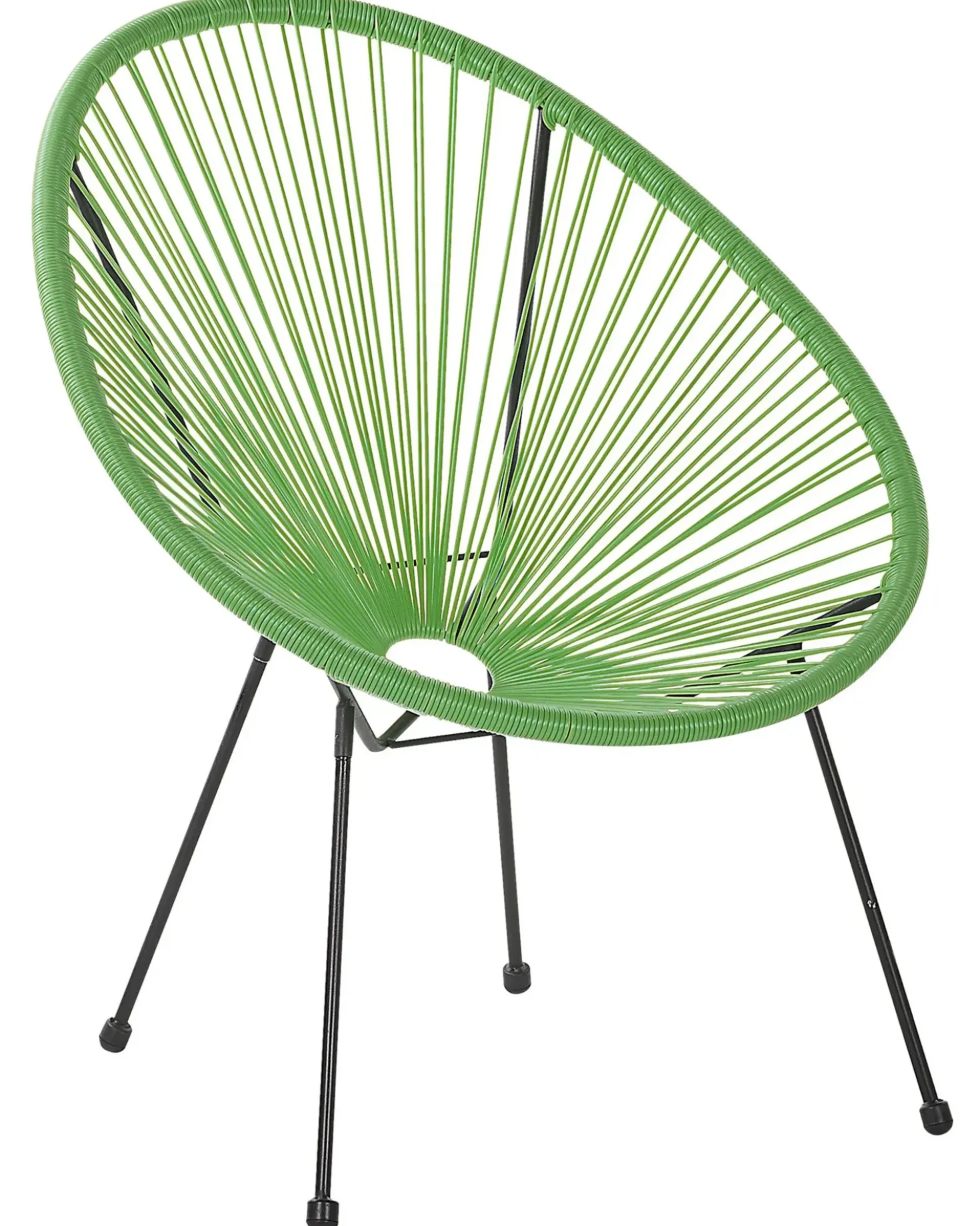 Sedia da giardino ACAPULCO II Rattan sintetico (PE) Verde