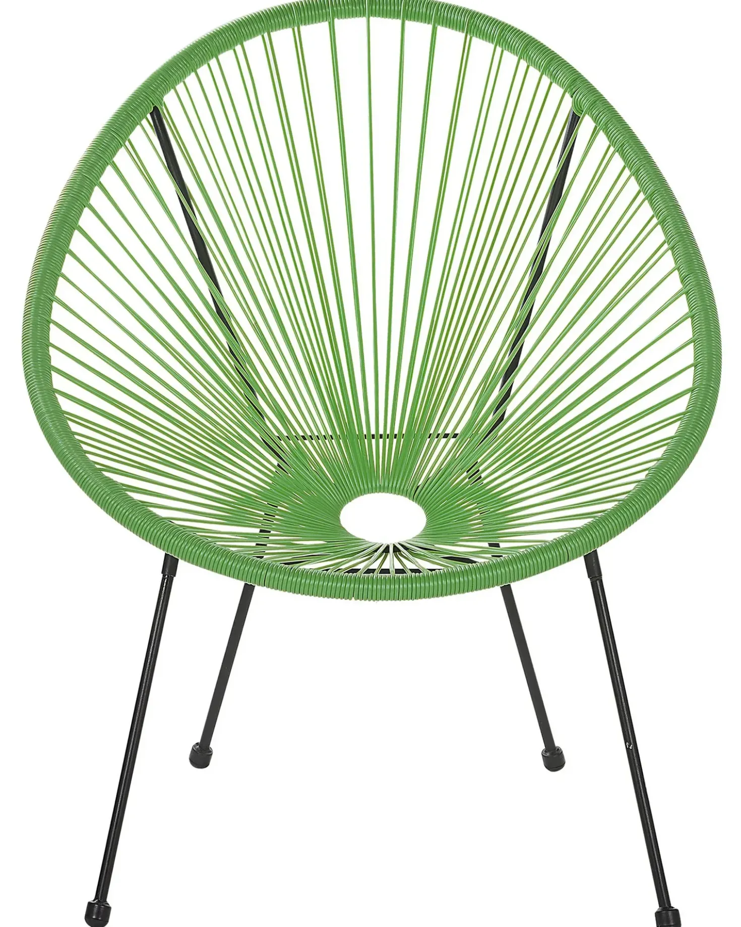 Sedia da giardino ACAPULCO II Rattan sintetico (PE) Verde