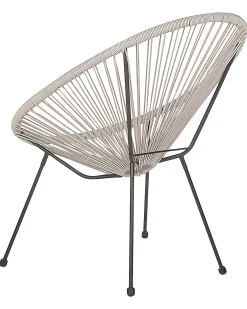 Sedia da giardino ACAPULCO II Rattan sintetico (PE) Grigio chiaro