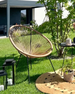Sedia da giardino ACAPULCO II Rattan sintetico (PE) Naturale