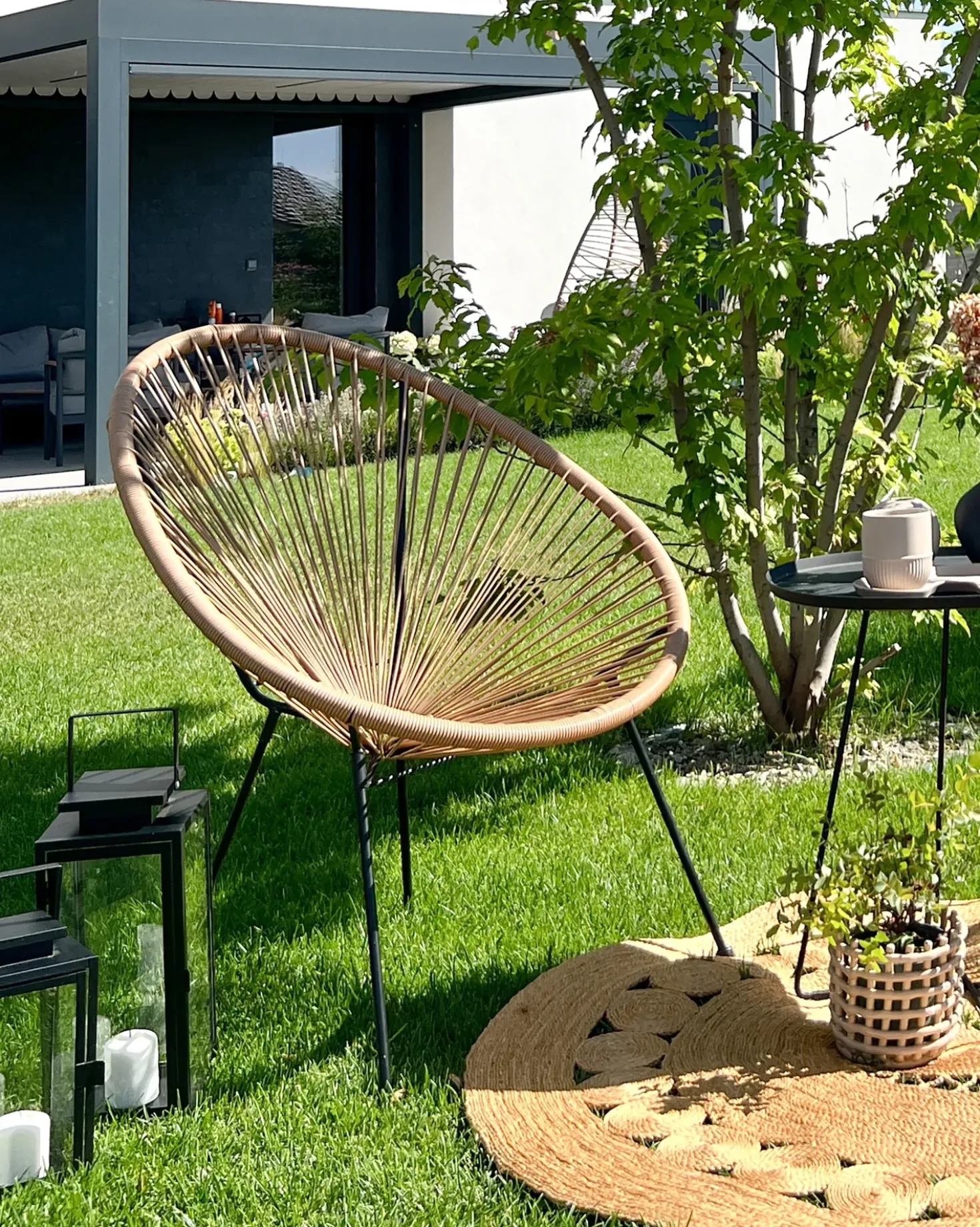 Sedia da giardino ACAPULCO II Rattan sintetico (PE) Naturale