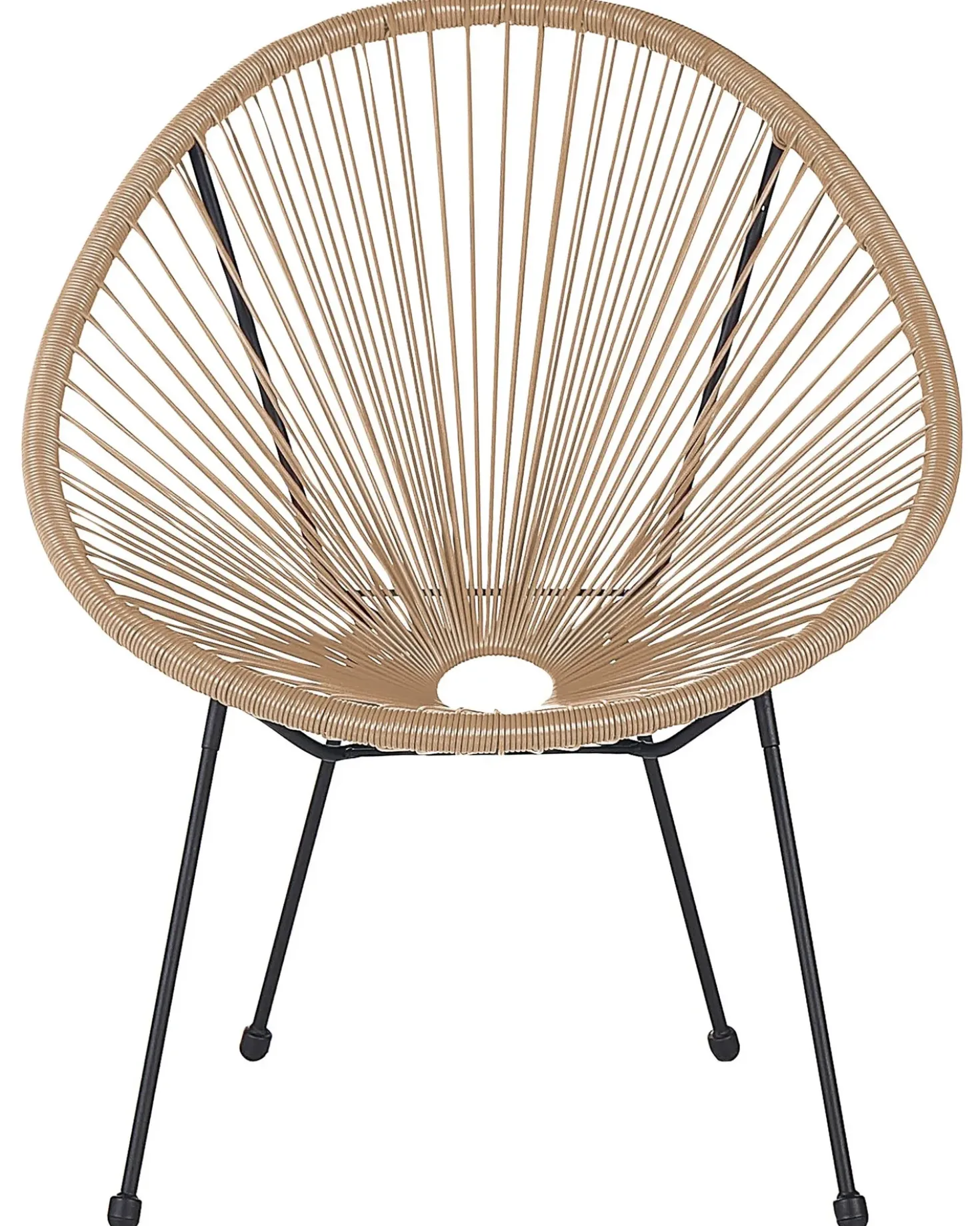 Sedia da giardino ACAPULCO II Rattan sintetico (PE) Naturale