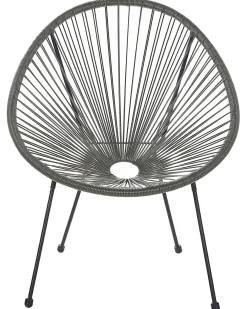 Sedia da giardino ACAPULCO II Rattan sintetico (PE) Grigio scuro