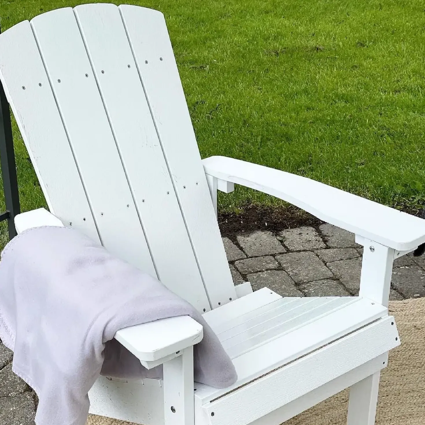 Sedia da giardino ADIRONDACK Bianco