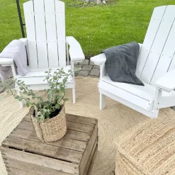 Sedia da giardino ADIRONDACK Bianco