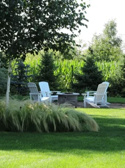 Sedia da giardino ADIRONDACK Bianco