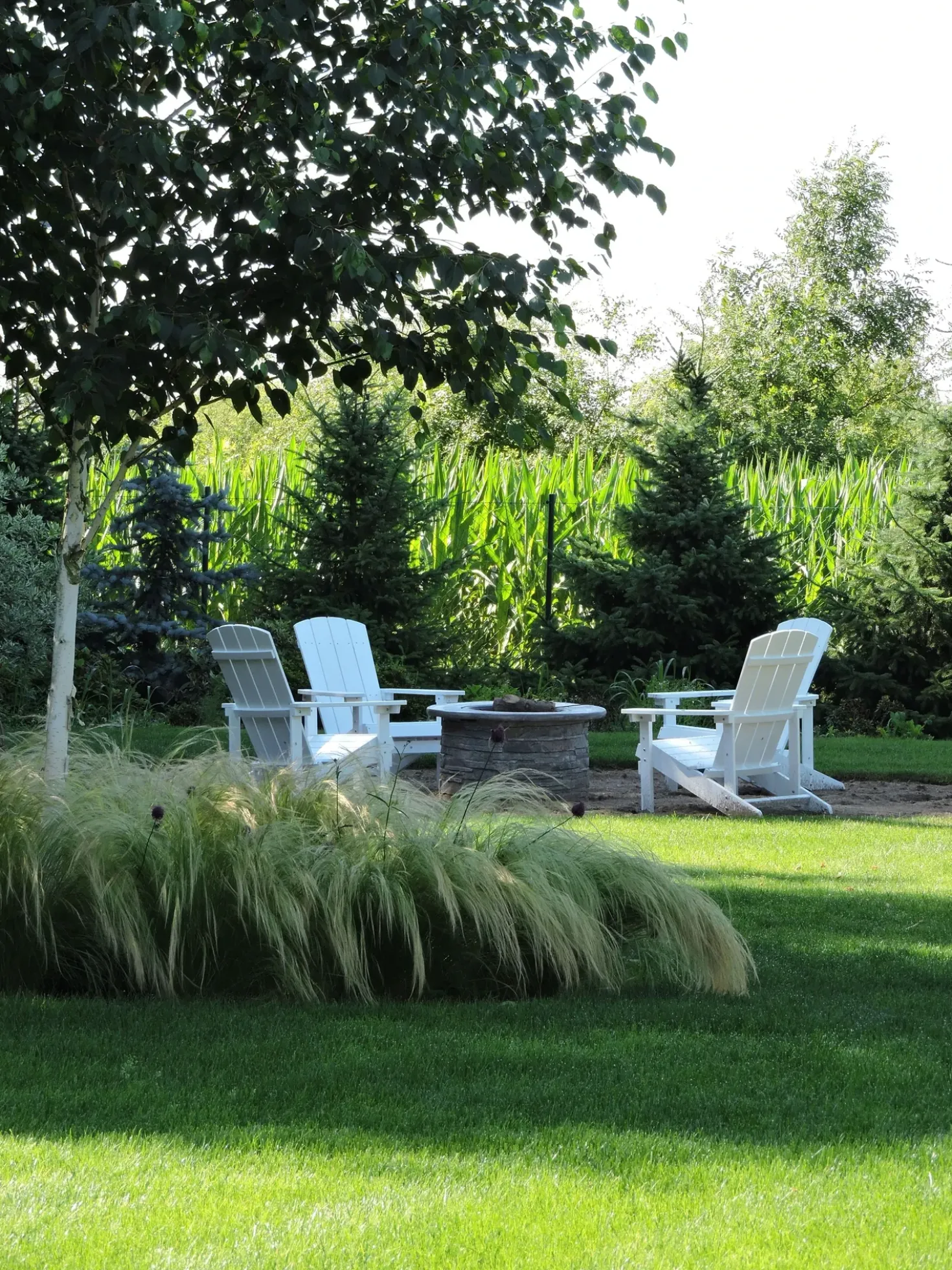 Sedia da giardino ADIRONDACK Bianco