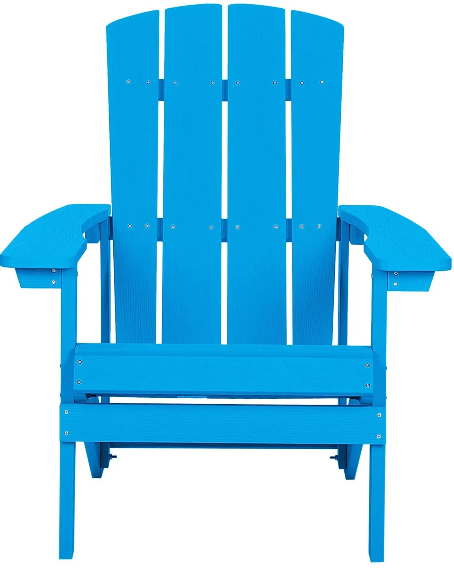 Sedia da giardino ADIRONDACK con poggiapiedi Blu