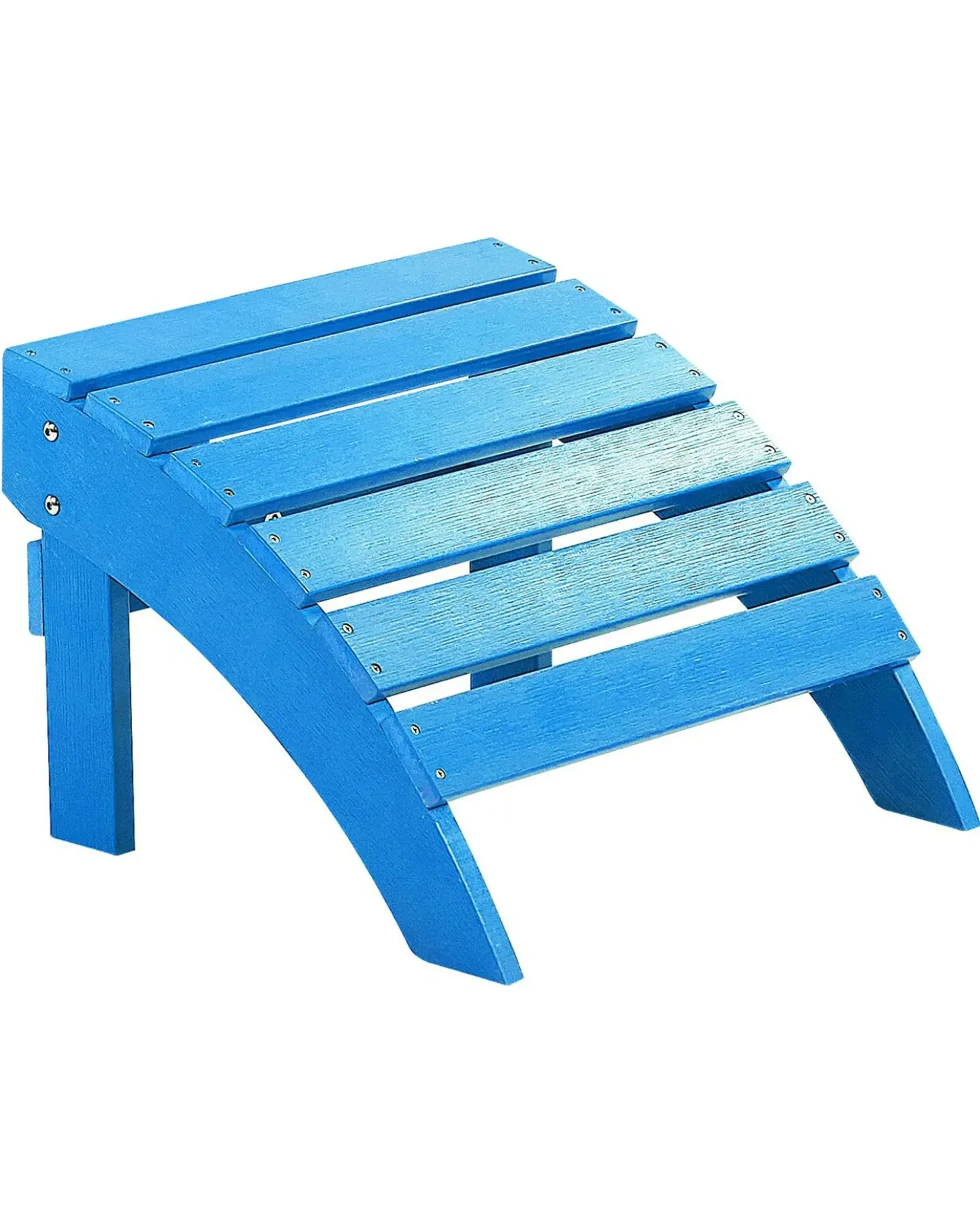 Sedia da giardino ADIRONDACK con poggiapiedi Blu