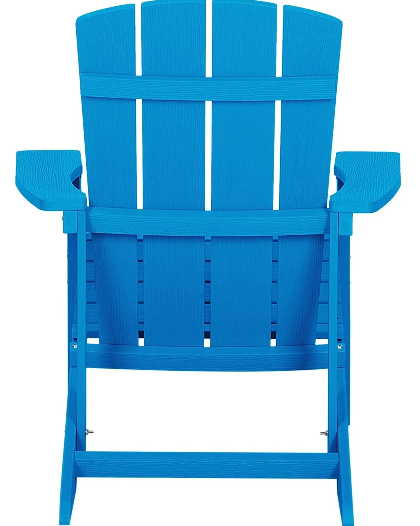Sedia da giardino ADIRONDACK con poggiapiedi Blu