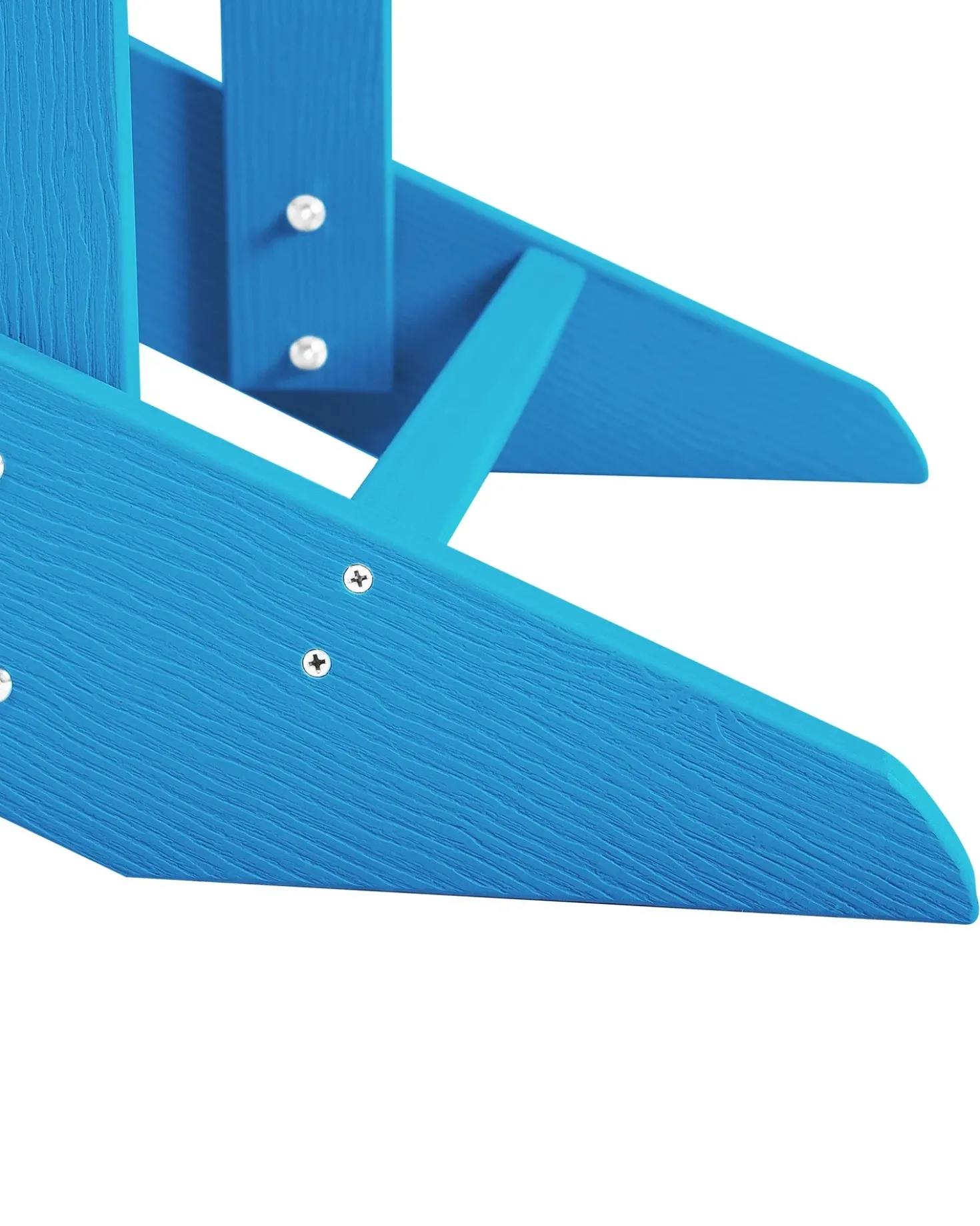 Sedia da giardino ADIRONDACK con poggiapiedi Blu
