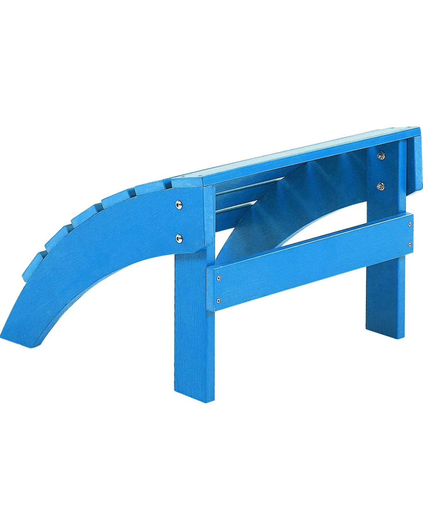 Sedia da giardino ADIRONDACK con poggiapiedi Blu