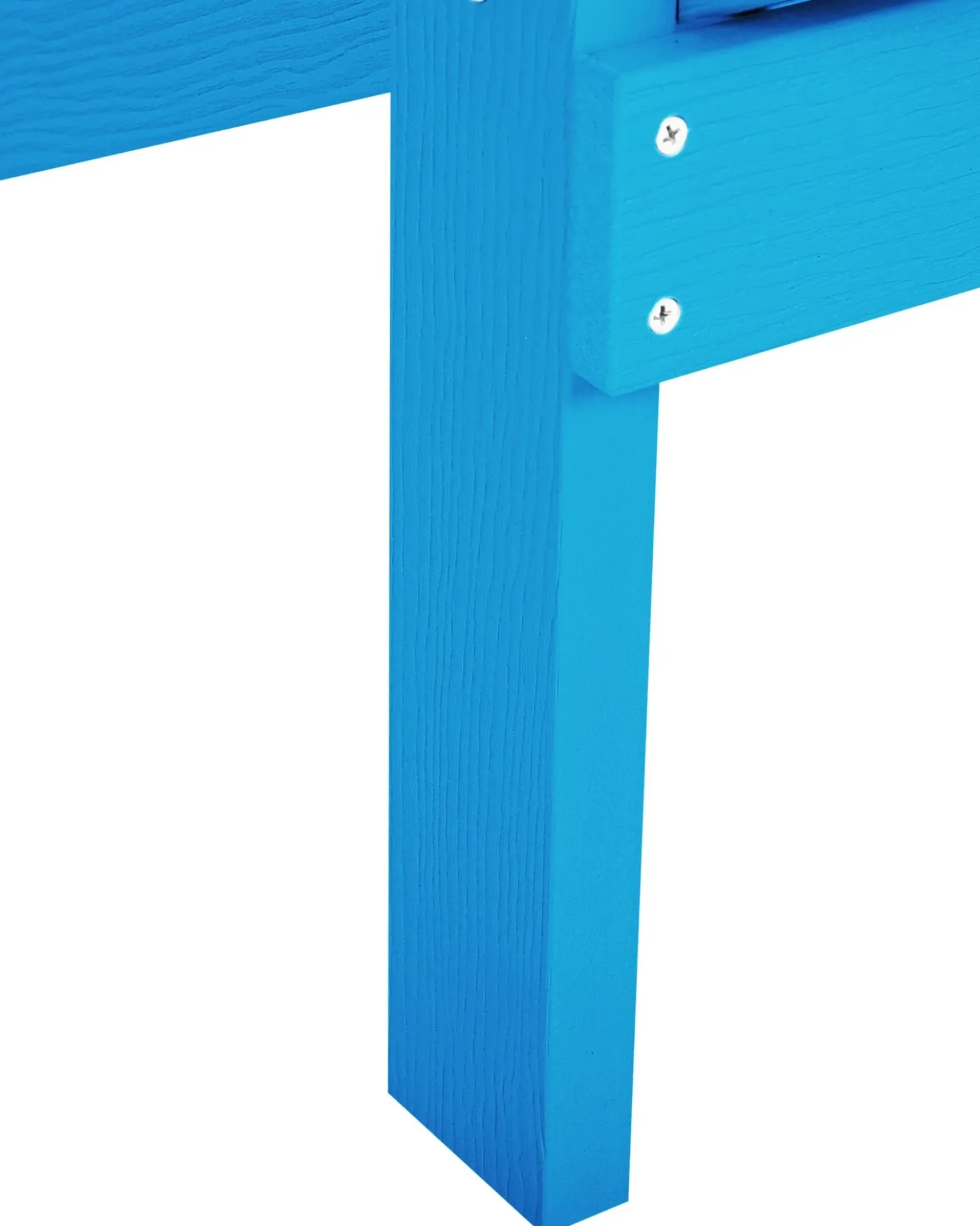 Sedia da giardino ADIRONDACK con poggiapiedi Blu