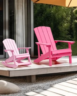 Sedia da giardino ADIRONDACK Rosa