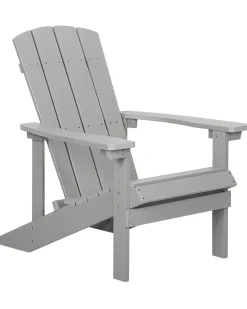 Sedia da giardino ADIRONDACK Grigio chiaro