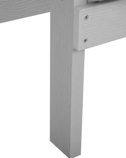 Sedia da giardino ADIRONDACK con poggiapiedi Grigio chiaro