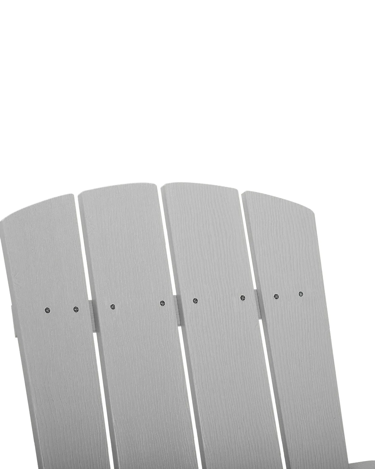 Sedia da giardino ADIRONDACK con poggiapiedi Grigio chiaro