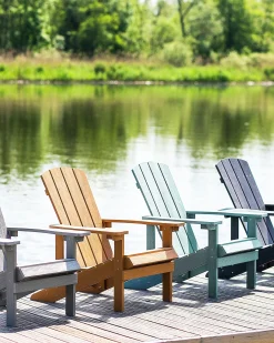 Sedia da giardino ADIRONDACK Turchese