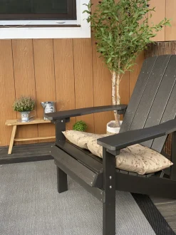 Sedia da giardino ADIRONDACK Grigio scuro
