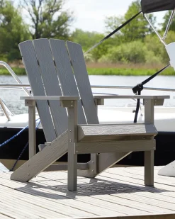 Sedia da giardino ADIRONDACK Grigio scuro