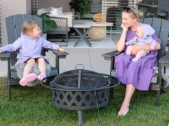 Sedia da giardino ADIRONDACK Grigio scuro