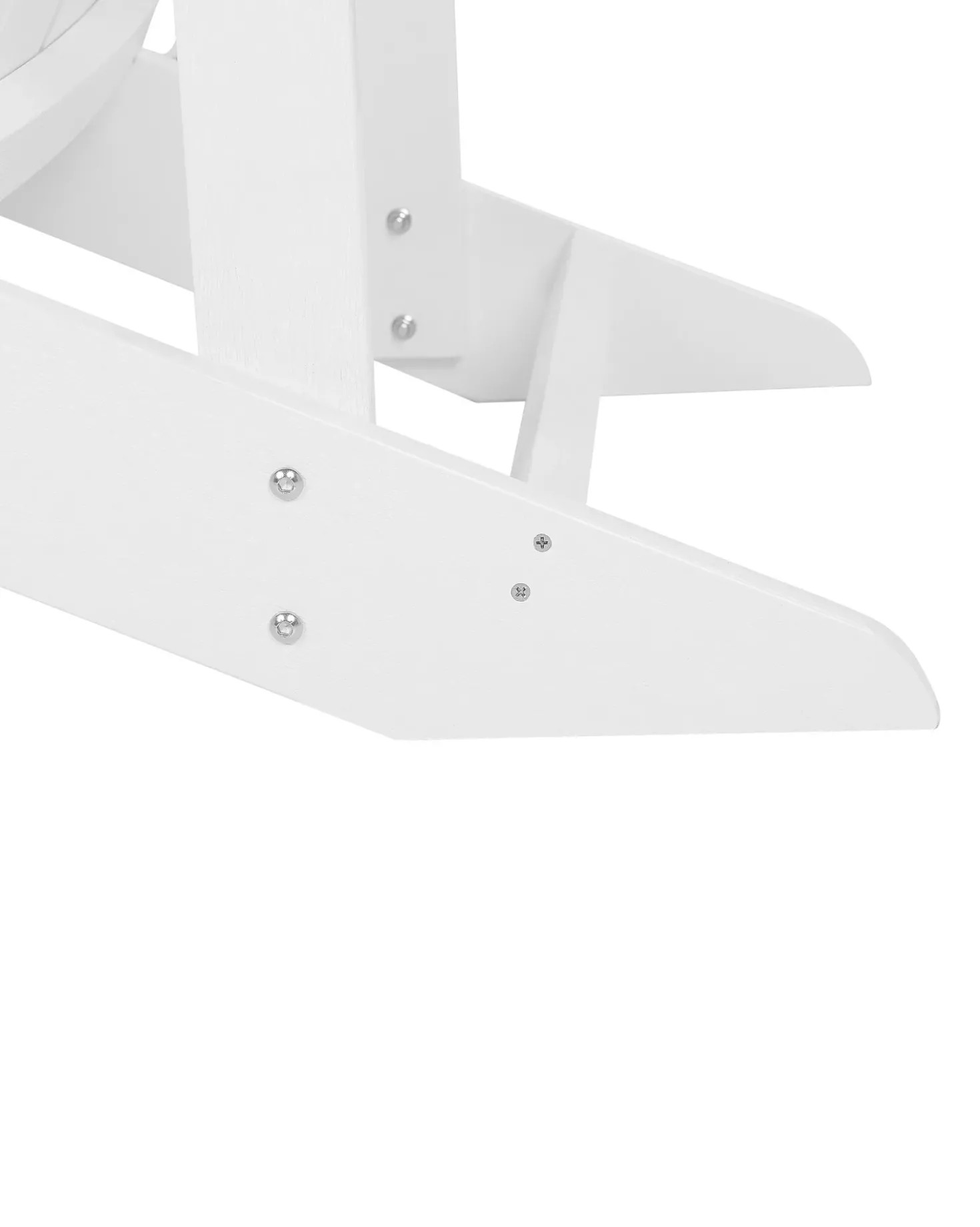Sedia da giardino ADIRONDACK con poggiapiedi Bianco