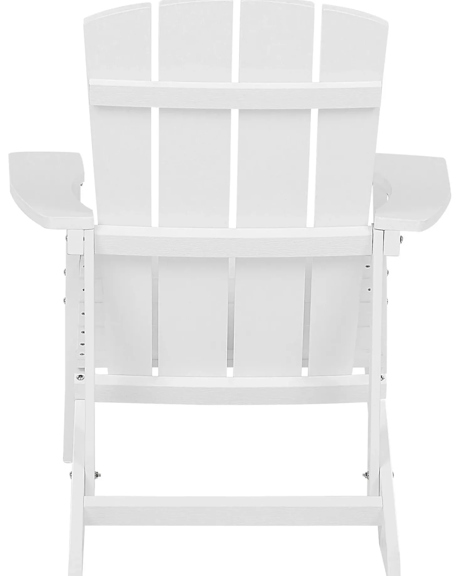 Sedia da giardino ADIRONDACK con poggiapiedi Bianco