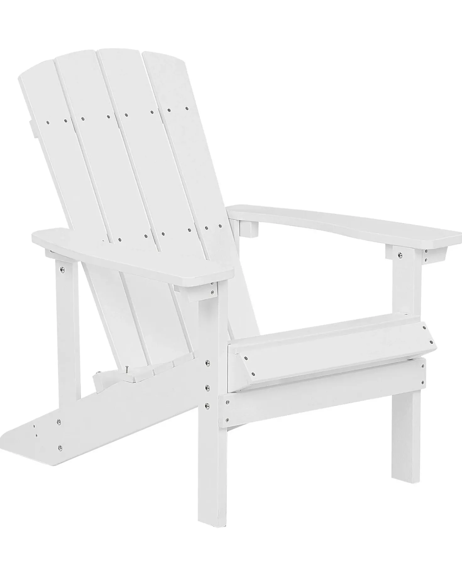 Sedia da giardino ADIRONDACK con poggiapiedi Bianco