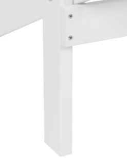 Sedia da giardino ADIRONDACK con poggiapiedi Bianco
