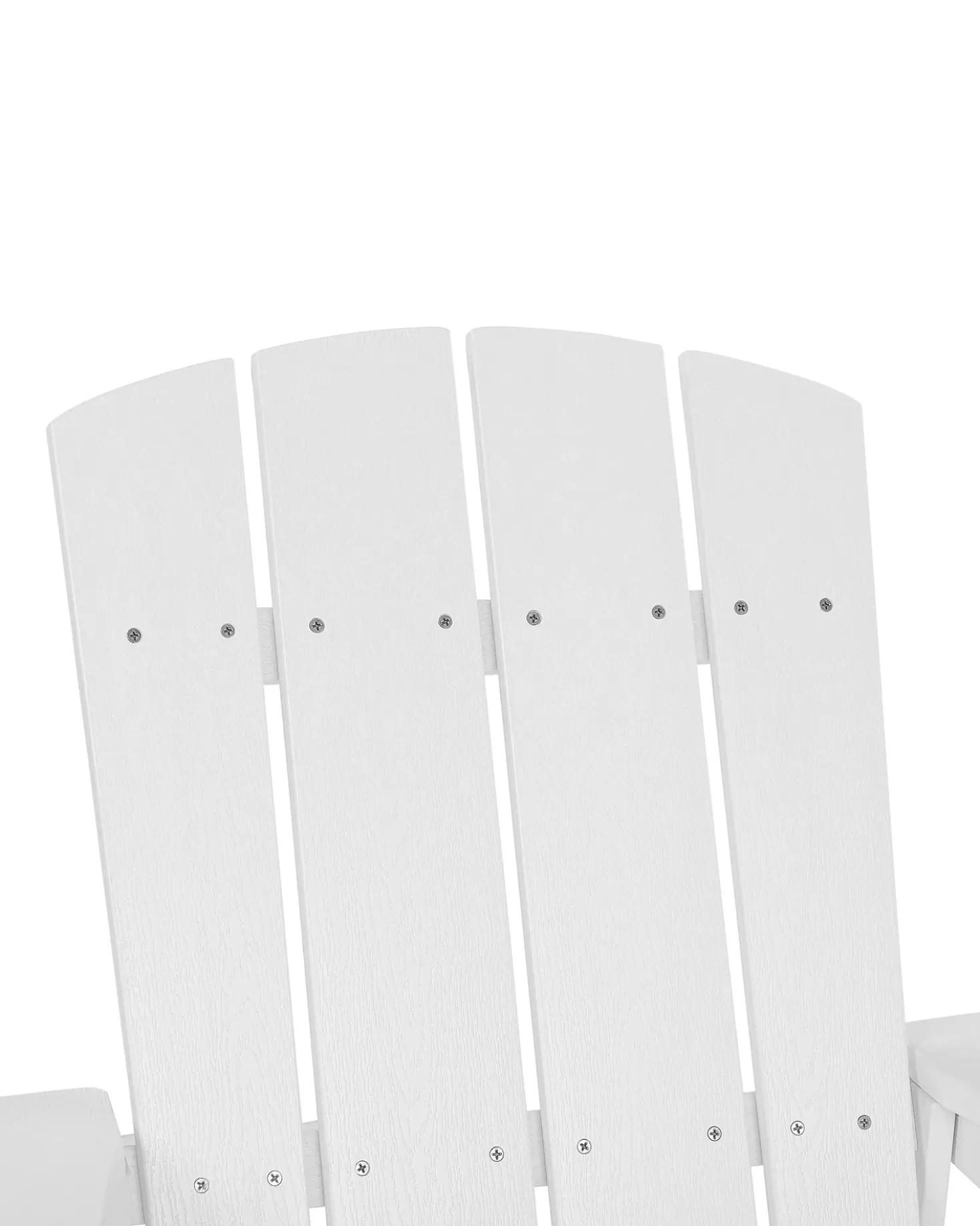 Sedia da giardino ADIRONDACK con poggiapiedi Bianco