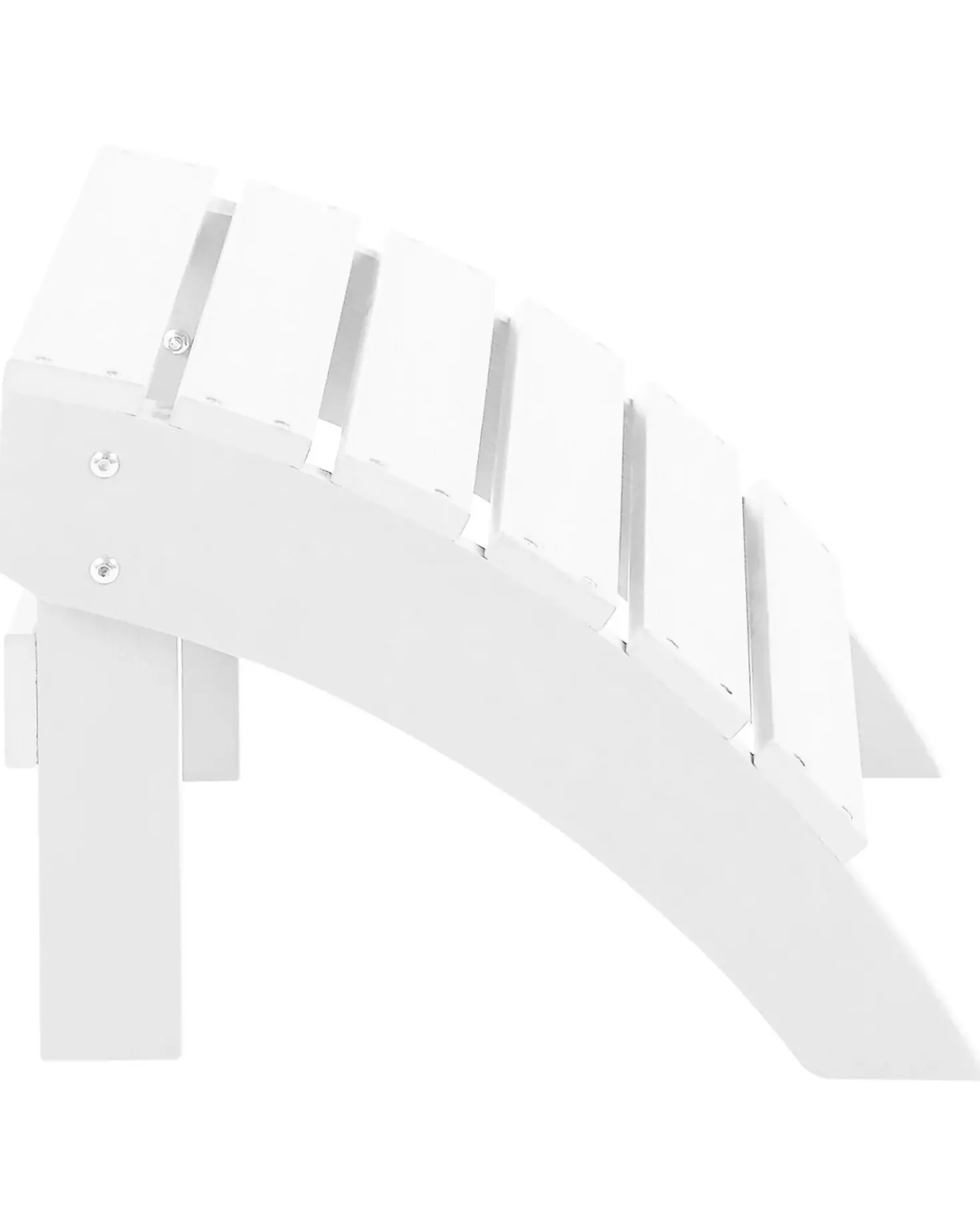 Sedia da giardino ADIRONDACK con poggiapiedi Bianco
