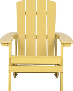 Sedia da giardino ADIRONDACK Giallo