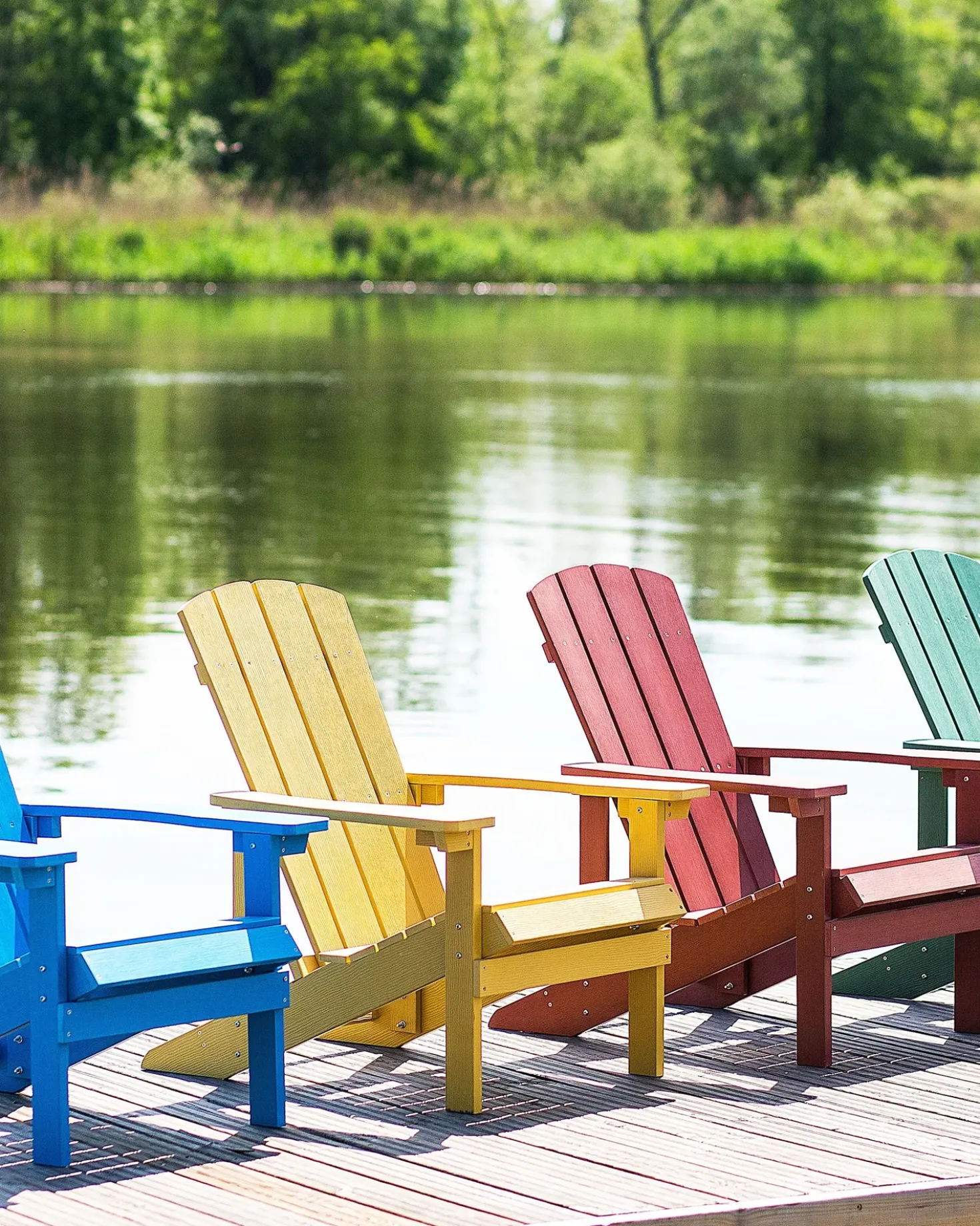 Sedia da giardino ADIRONDACK Giallo
