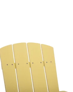 Sedia da giardino ADIRONDACK Giallo