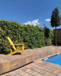 Sedia da giardino ADIRONDACK Giallo
