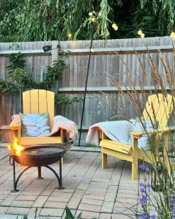 Sedia da giardino ADIRONDACK Giallo