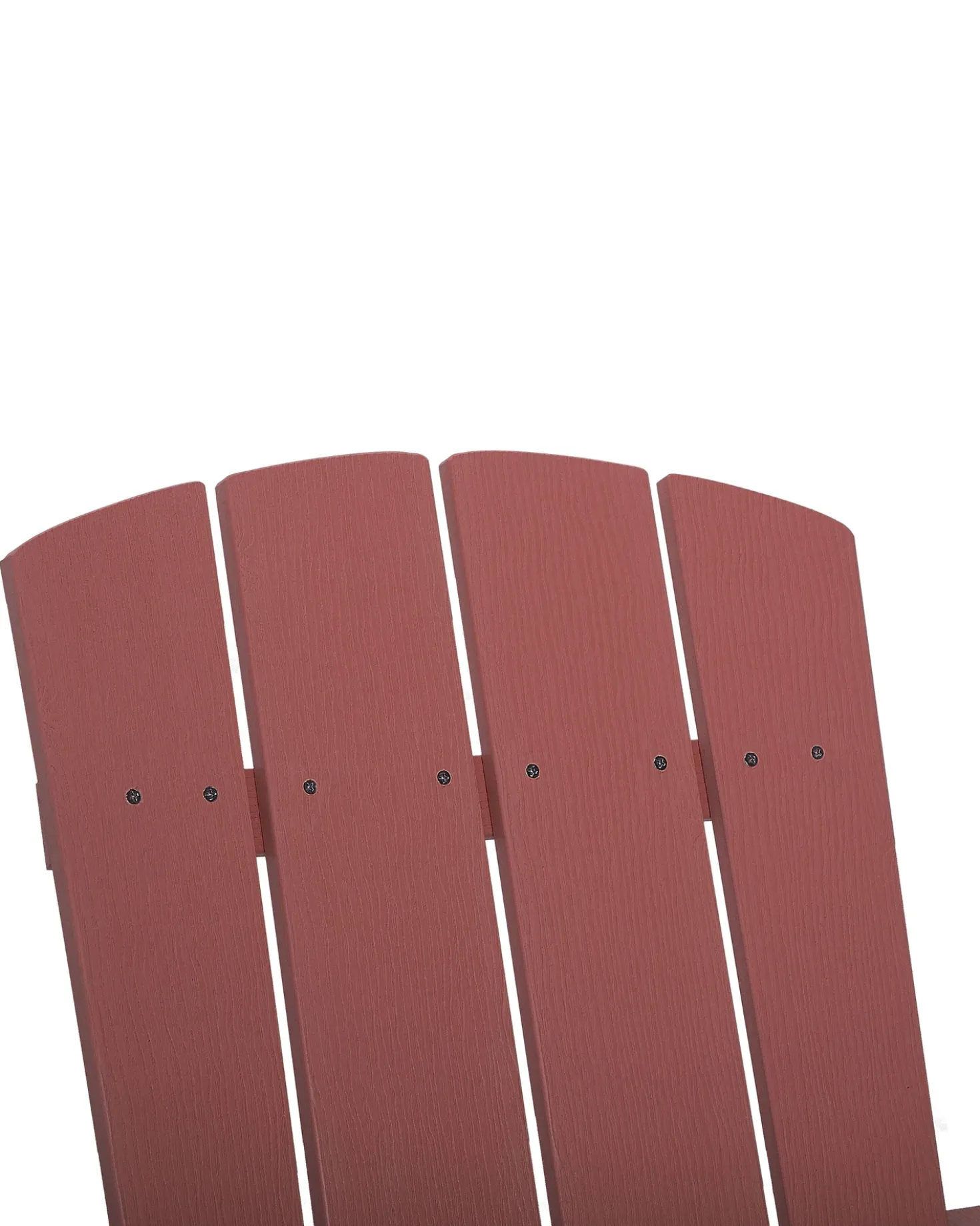 Sedia da giardino ADIRONDACK con poggiapiedi Rosso
