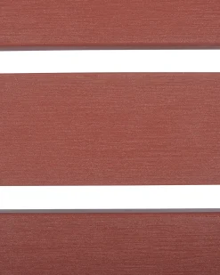 Sedia da giardino ADIRONDACK con poggiapiedi Rosso