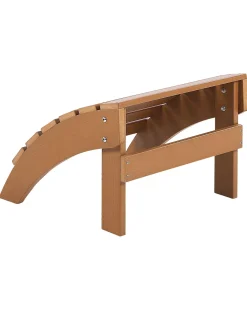 Sedia da giardino ADIRONDACK con poggiapiedi Marrone